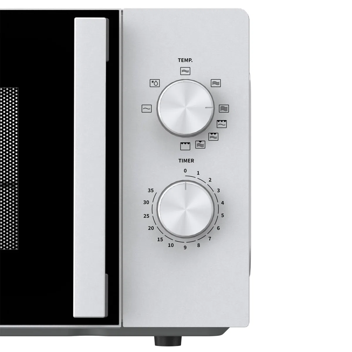 Hisense H20MOWP1HG - Microondas con Grill 20L, 1000W, Revestimiento Cerámico, Cristal Premium, 5 Niveles de Potencia, Función de Descongelación, Fácil Limpieza, Temporizador cocción, Blanco