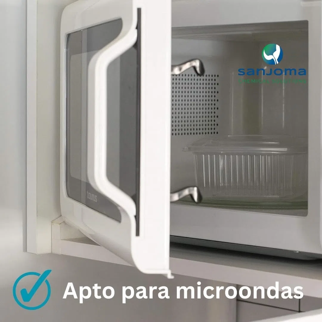 Pack 100 Envases 500ml Reutilizables con Tapa Bisagra | Pack de 50-100 | Plástico Transparente PP | Apto Microondas y Reciclable | Contenedor Ovalado para Alimentos