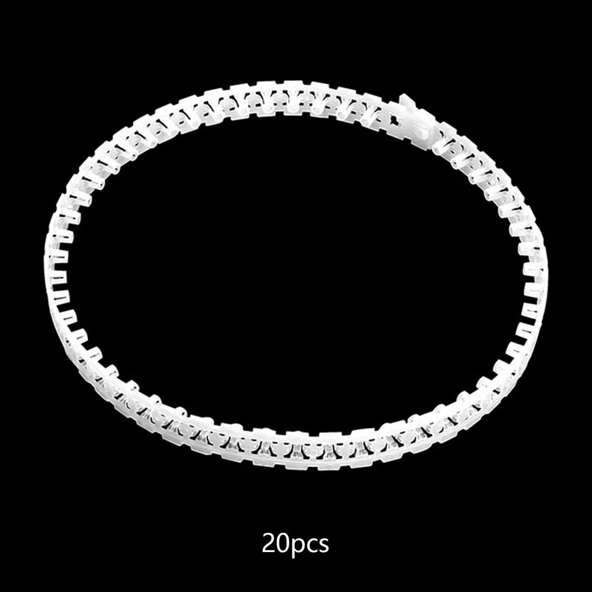 rockible 20x correas de cadena vacías, cinta de tornillo de alimentación automática, práctico adaptador de máquina de clavos de cadena automática para tablero