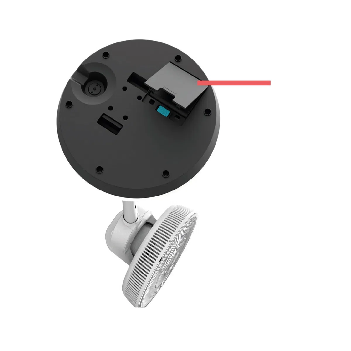 Amig - Accesorio para Ventilador AMIGAIR-01 - Recargable - Compatible con gama GALAIR - Voltaje: 7,2 V - 4400 mAh