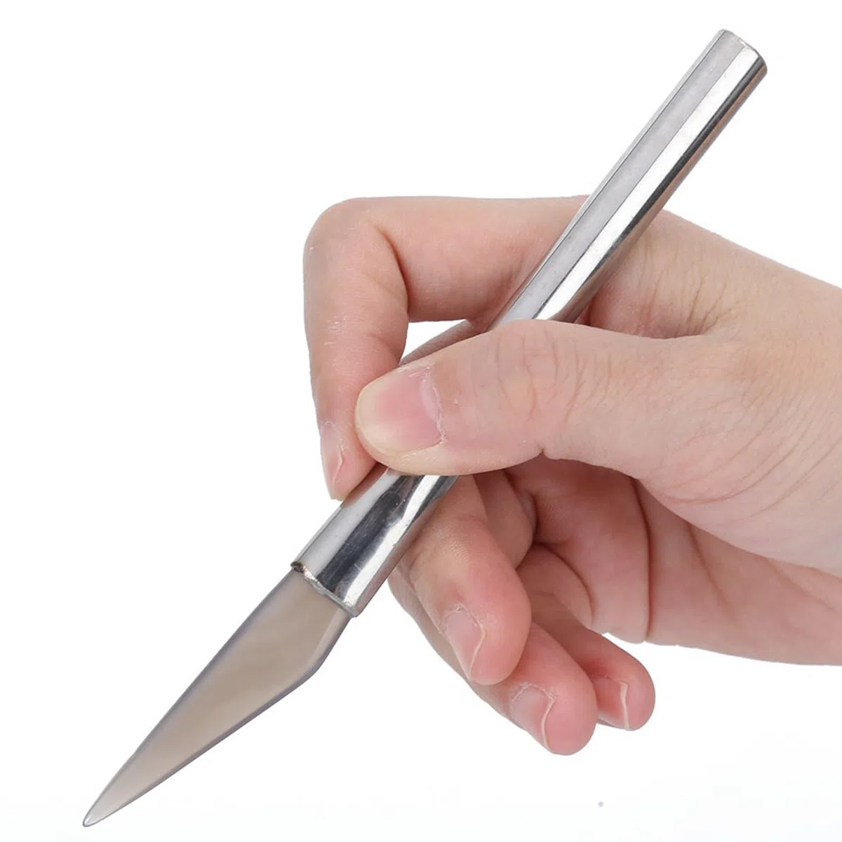 Juego de bruñidor de ágata con bordes de cuchillo, herramientas de pulido artesanal para tallar metales preciosos con mango de hierro de bambú, bruñidores de ágata para pulido de superficies