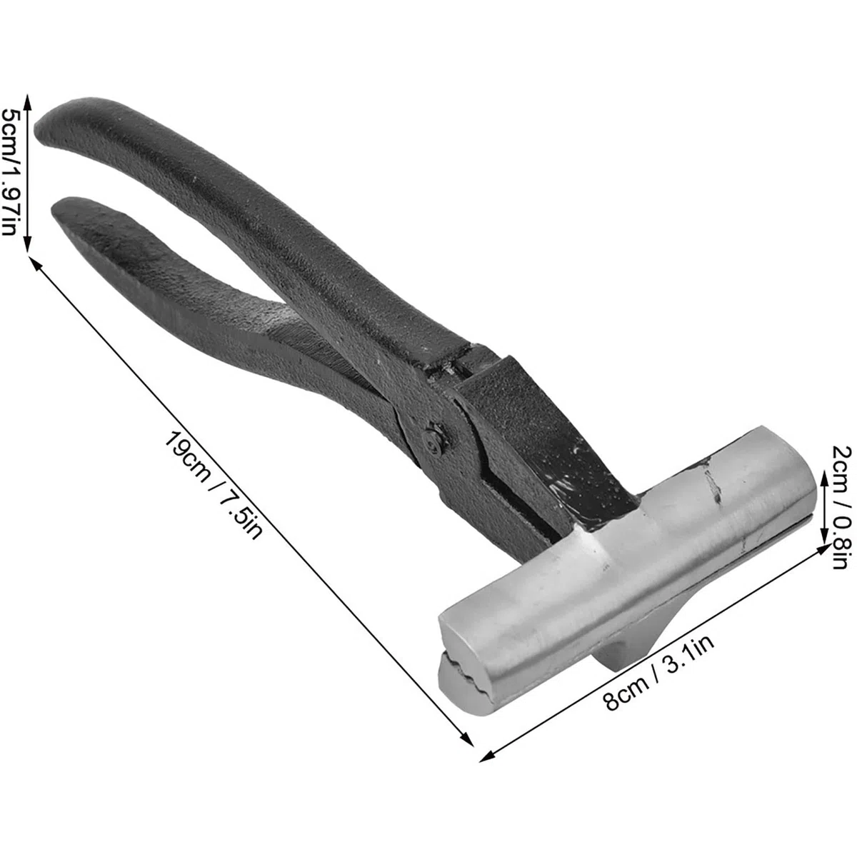Alicates para Lienzo pinzas para estirar lienzo 8 Cm, 3,1 Pulgadas, Pinza para Lienzo, Herramienta para Marco de Lienzo de Hierro Fundido, Alicates para Lienzo Toiles
