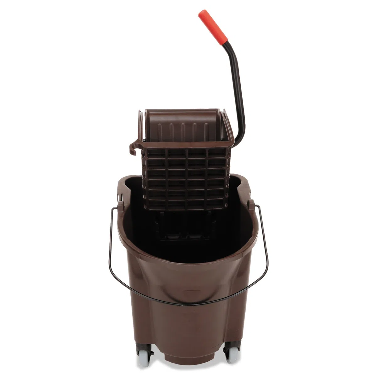 Rubbermaid Commercial WaveBreak - Combo de prensa lateral, 35 Quart, marrón, 1