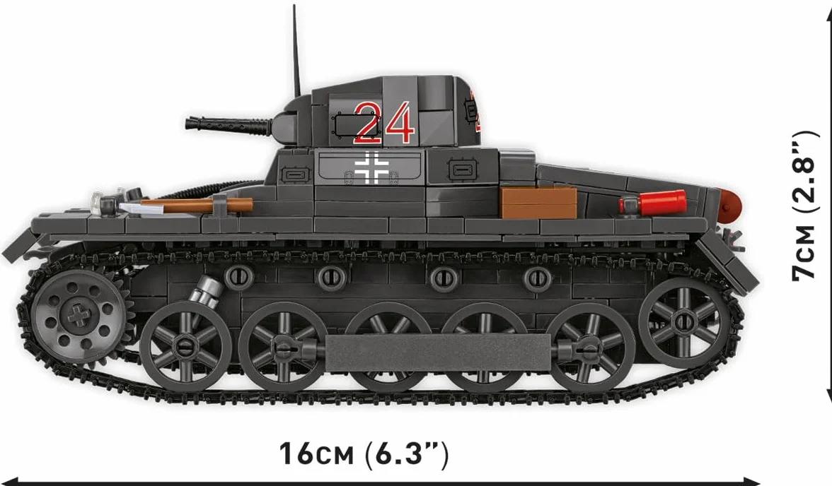 Panzerkampfwagen I (Francia 1940), 6.3 Pulgadas