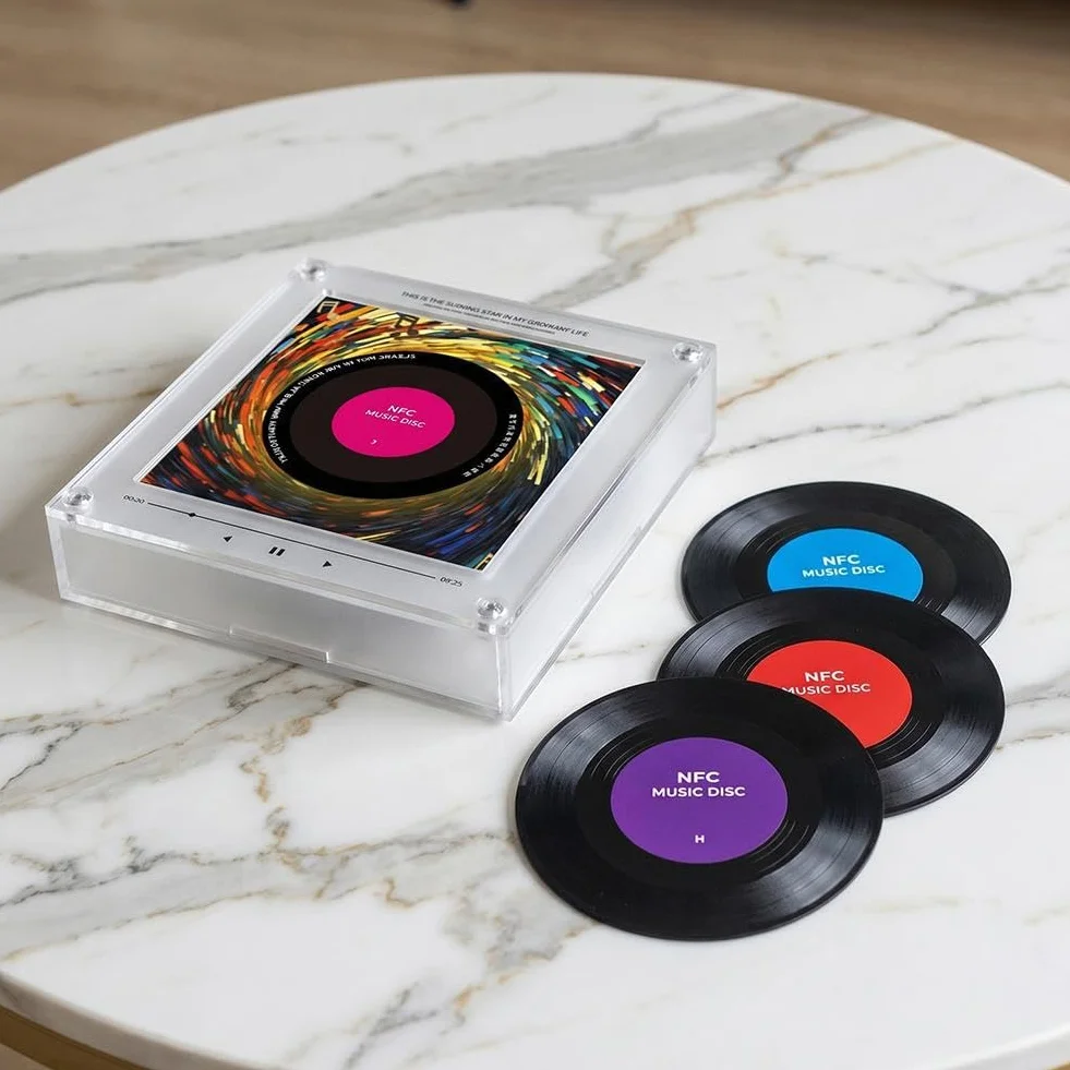 Imanes Nevera con Música y Foto, Regalo para Parejas, Reproductor Musical de Spotify con Portada de álbum Magnético, usics Magnets