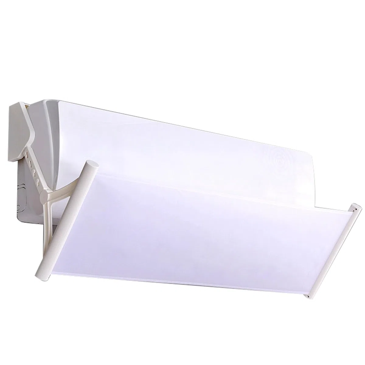 Desviador Aire Acondicionado, Deflector de Registro de Aire, Diseño Retráctil, Tela Oxford, Soporte Grueso, para Aire Acondicionado de Pared