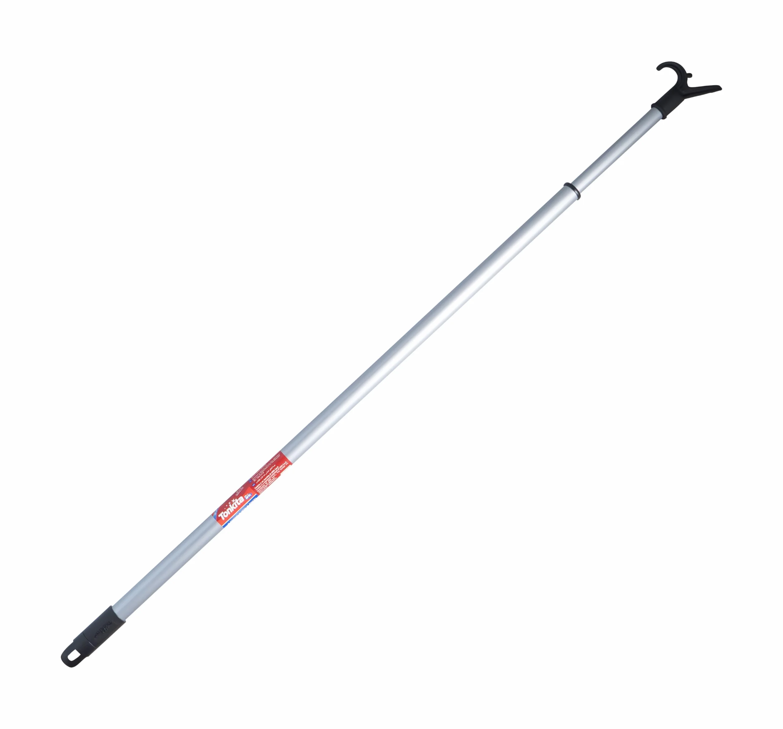 TONKITA | Barra perchero extensible hasta 150 cm, mango ajustable con bloqueo interno, gancho telescópico extensible, barra para armario - Made in Italy
