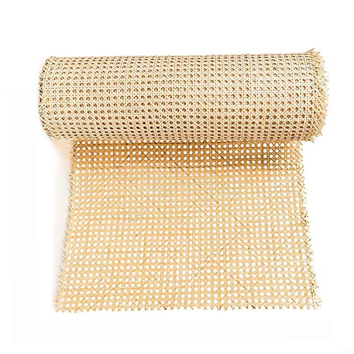 Rollo de cincha de ratán de bastón, malla de ratán abierta tejida de ratán natural para proyectos de conserva, anís estrellado, ratán ancho para manualidades, gabinete, silla, muebles, A