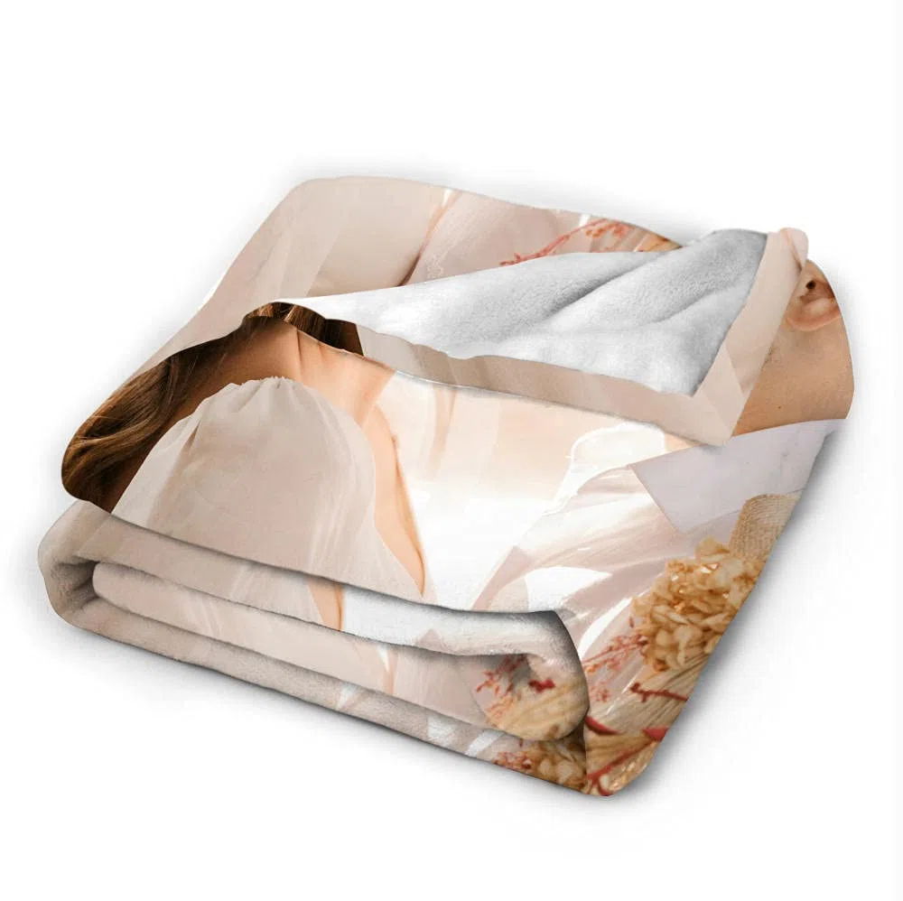 Gudina Manta Personalizada con Texto de Fotos. con 1-9 collages de Fotos Mantas de Franela para cumpleaños Familiar Regalo de Boda Se Adapta a sofá Sofá Dormitorio Sala de estar-100cmX150cm