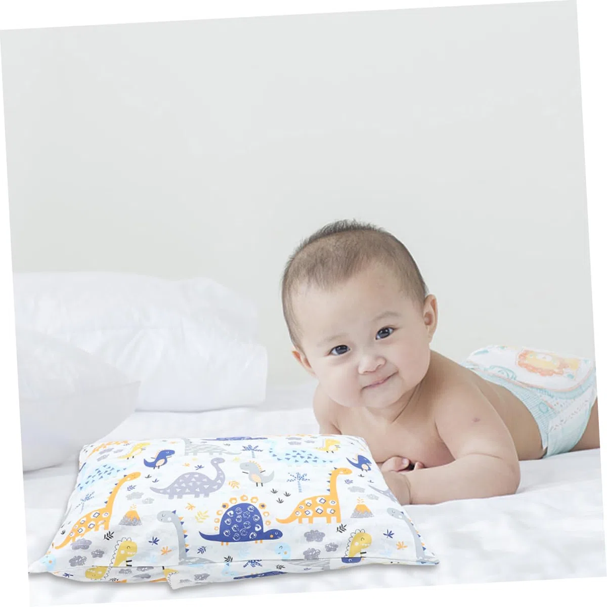 Garneck 2 Fundas de Almohada Ideales para Viaje y Uso en Casa Cierre, Algodón y Textura Delicada Diseño Único y Cómodo para Niños para Pequeños