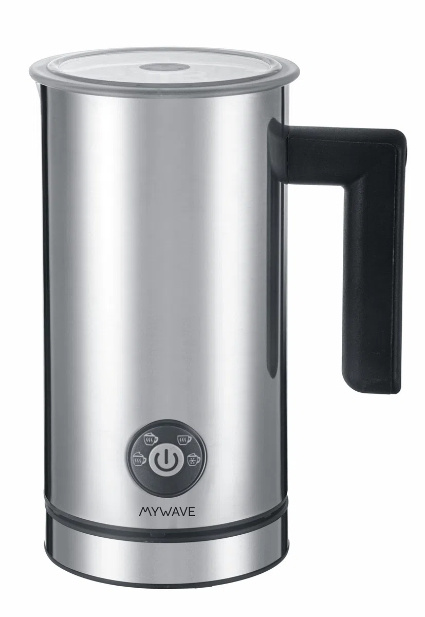 My Wave - Espumador y Batidora de Leche - Consigue la Espuma Óptima - Potencia 500W - Crea Espuma con 3 Niveles de Leche Caliente y 1 Nivel de Fría - ¡Espumador Eléctrico Ideal para Cafés y Batidos!