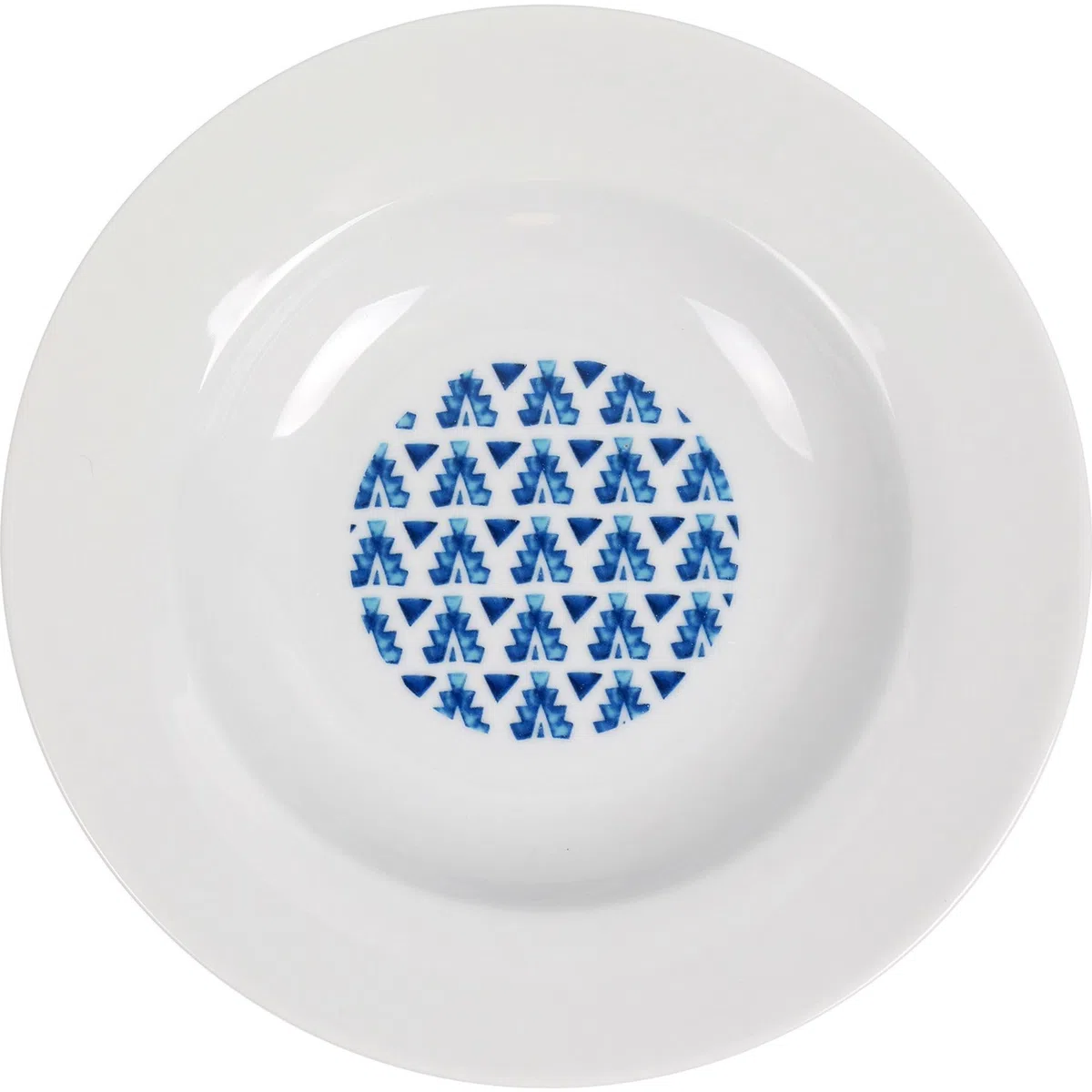 La Mediterránea Vajilla Completa 12 Piezas de Vidrio Templado - 4 Platos Llanos, Hondos y de Postre - Colección Marvin