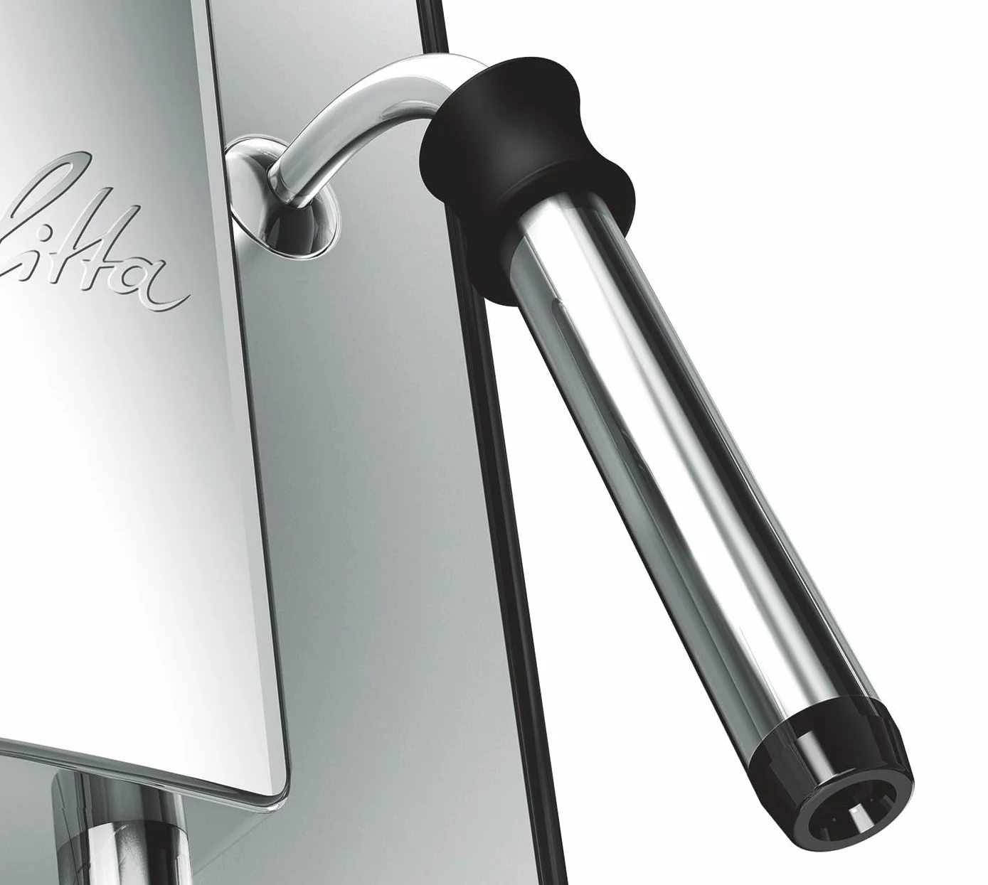 Melitta Caffeo Solo&Milk E953-102, Cafetera Automática con Sistema de Leche, Molinillo, 15 Bares, Café en Grano, Limpieza Automática, Personalizable, Plata