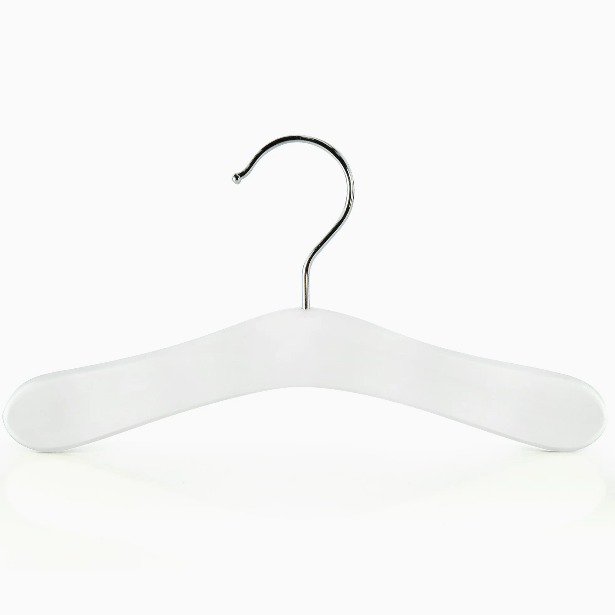 Hangerworld - Perchas de 25cm para Niños y Bebés. Madera Blanca 12 Unidades