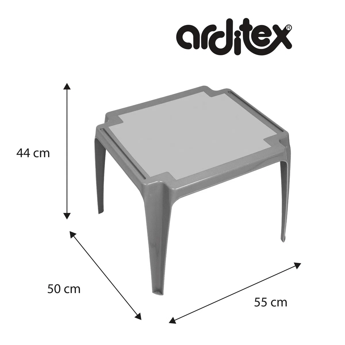 ARDITEX PP14441 - Mesa de plástico de 50 x 55 x 44 cm de EONE-Peppa Pig