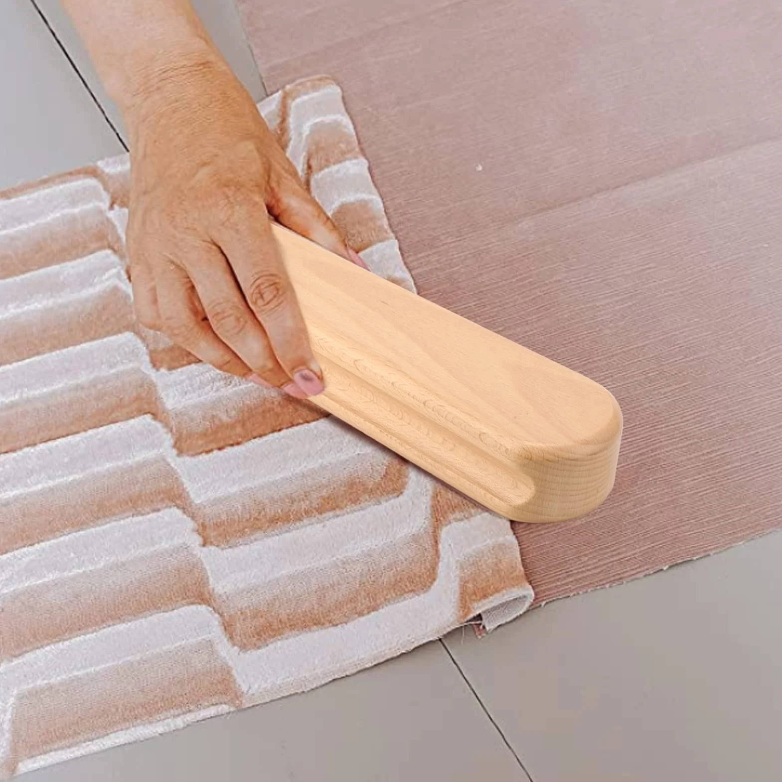 Omabeta Sastre Clapper, Quilters Clapper Finamente Pulido Extremos Redondeados Brillantes Operación Simple para Arrugas de Ropa para Sastres para Bordado