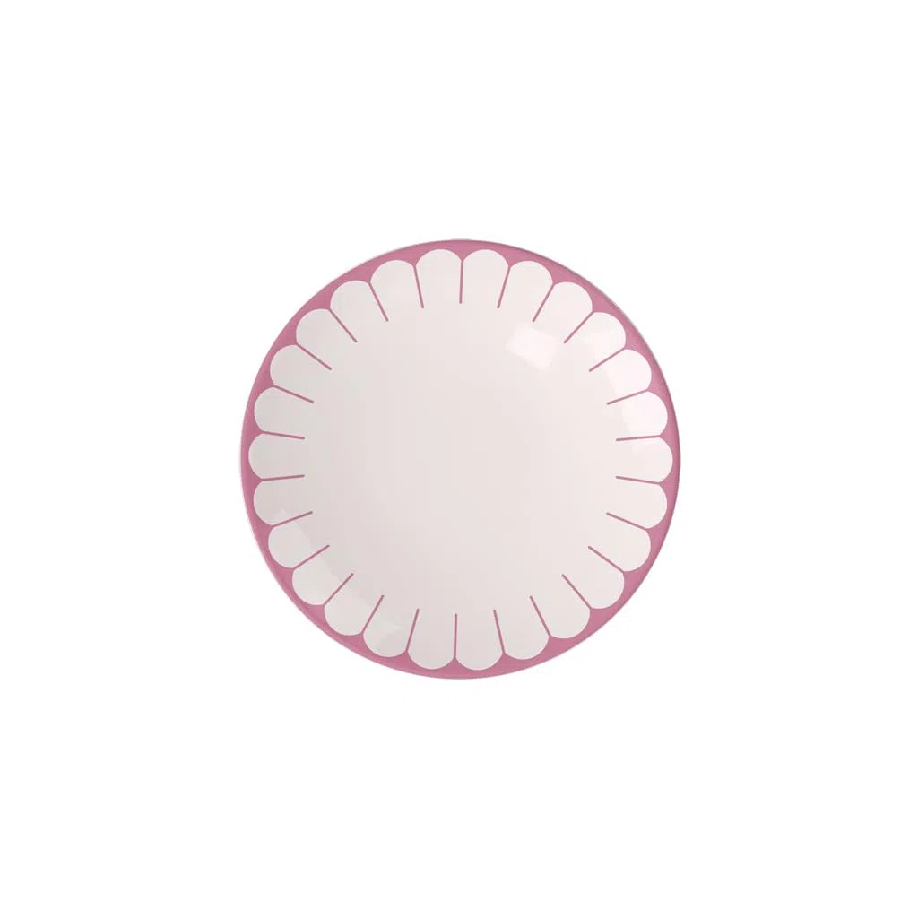 Villeroy & Boch - Fleur cassis plato rosa de desayuno, apto para lavavajillas y microondas, plato pequeño para postres desayunos, meriendas o tartas, porcelana Premium