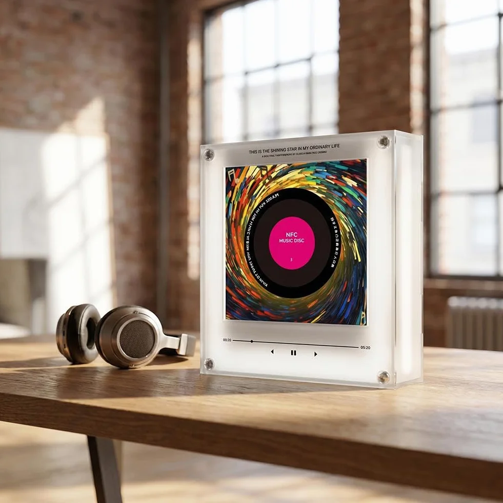 Imanes Nevera con Música y Foto, Regalo para Parejas, Reproductor Musical de Spotify con Portada de álbum Magnético, usics Magnets