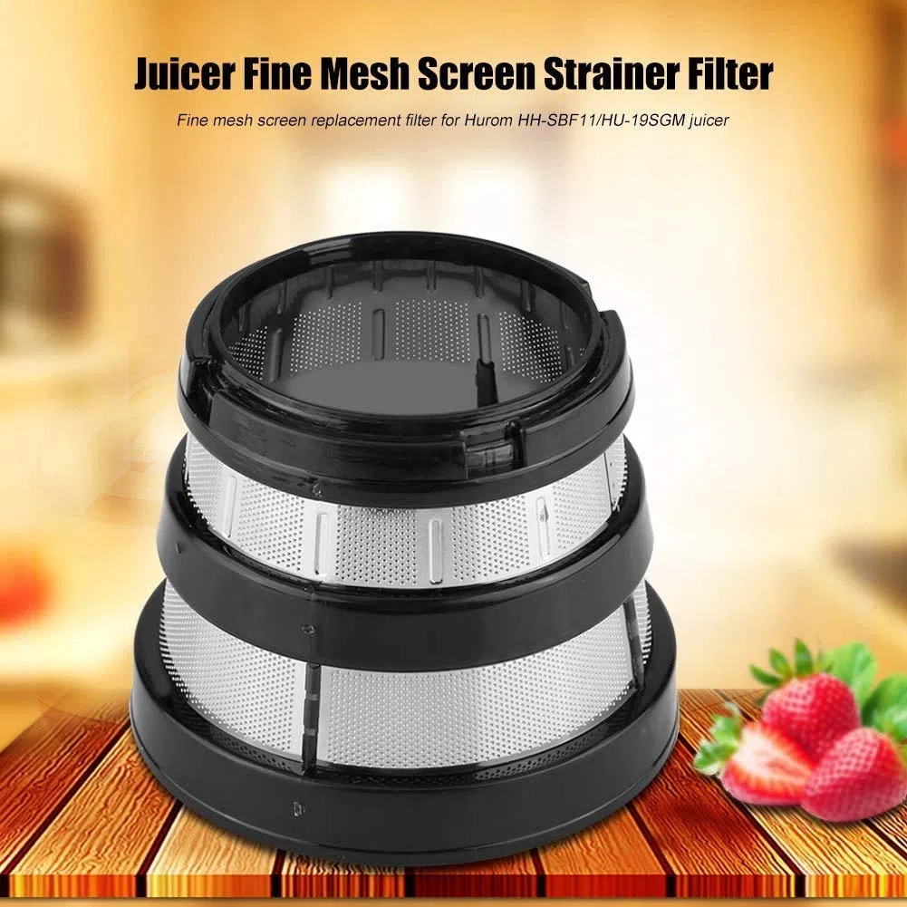 Exprimidor de piezas de repuesto de filtro grueso de malla fina, exprimidor lento, filtro de filtro de malla fina, filtro de filtro de malla fina, orificio pequeño, filtro de filtro de malla fina