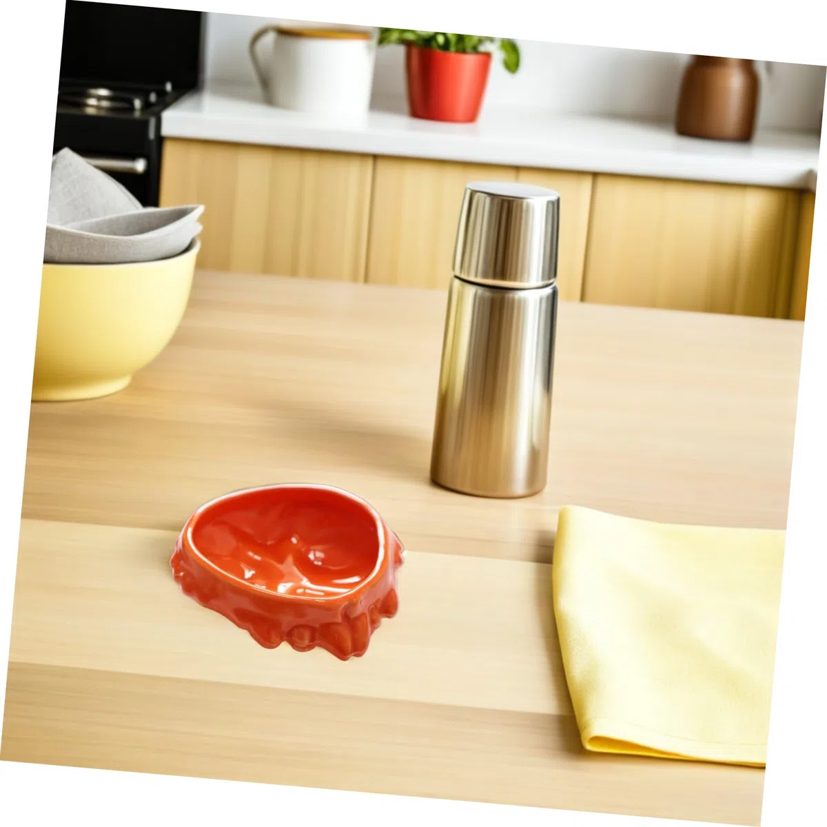 Cabilock Plato De Cerámica Crab Diseño Novedoso Perfecto Para Familias y Restaurantes