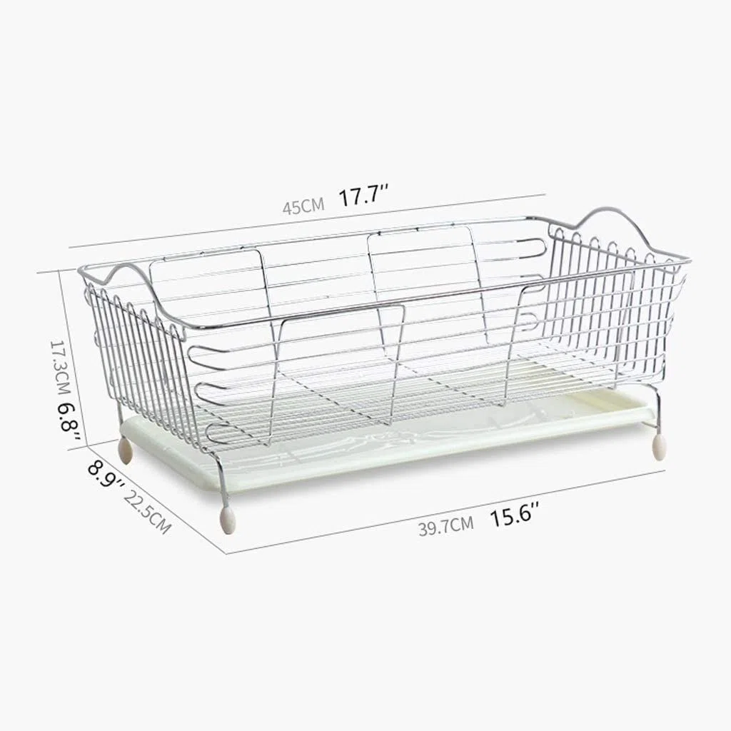 Escurreplatos, Rejilla escurridora Estante Creativo para Platos, Fregadero De Acero Inoxidable, Escurridor, Cesta Lavado, Suministros Cocina Soporte para Platos