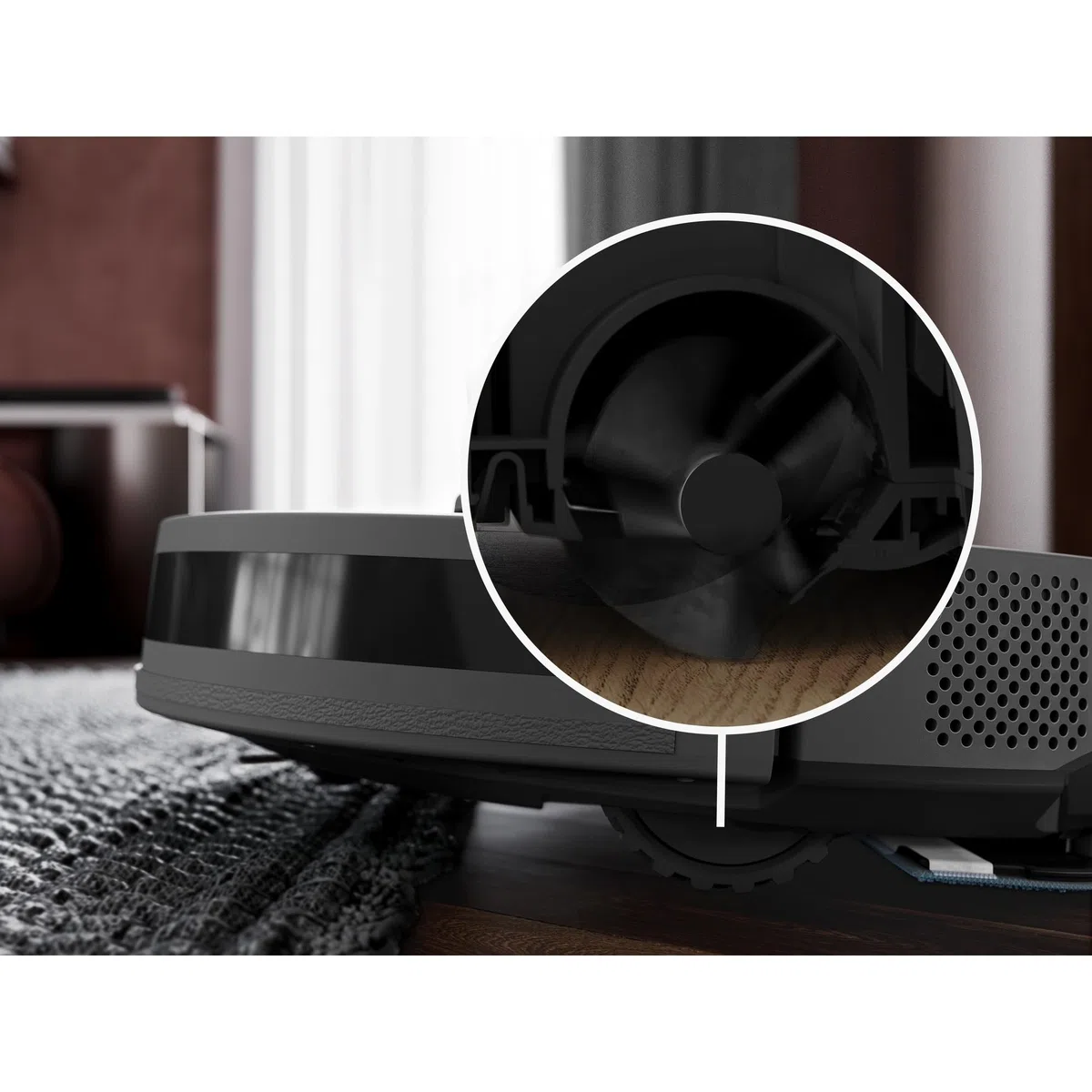 AEG Robot Aspirador 14,4V 0,28L AR71HW1DG Gris | autonomía 125 min, navegación LiDAR, función mopa, 14,4 V, depósito 0,28 L, gris