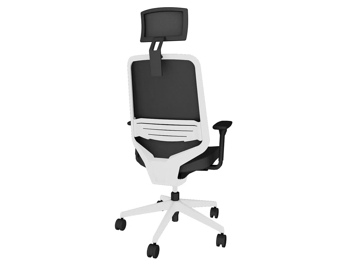 Silla de Escritorio Profesional Dot Pro | Negra-Blanca 21009 (Entrega 24H)