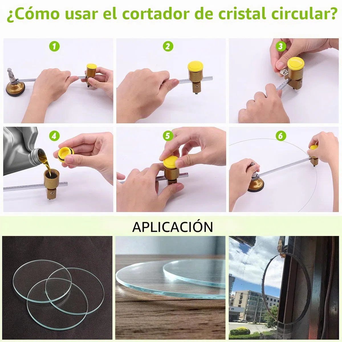 Keadic El juego de herramientas de corte de vidrio contiene alicates de vidrio, punta de carburo de alimentación de aceite de 2 mm a 20 mm con 3 cuchillas de bonificación, mosaico, vidrieras