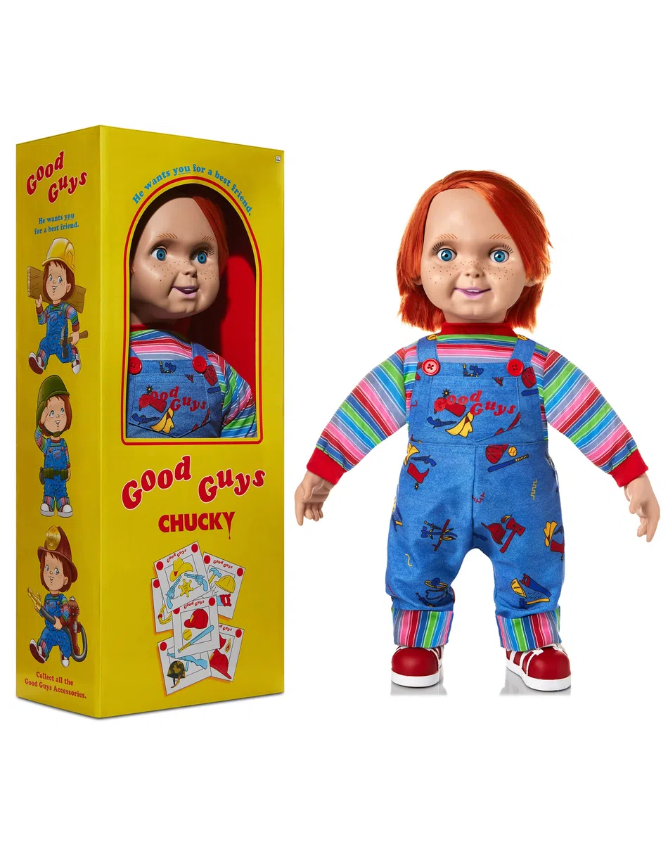Spirit Halloween Good Guys Chucky Decor - 24 Pulgadas | Licencia Oficial | Juego Infantil | Decoración de Terror