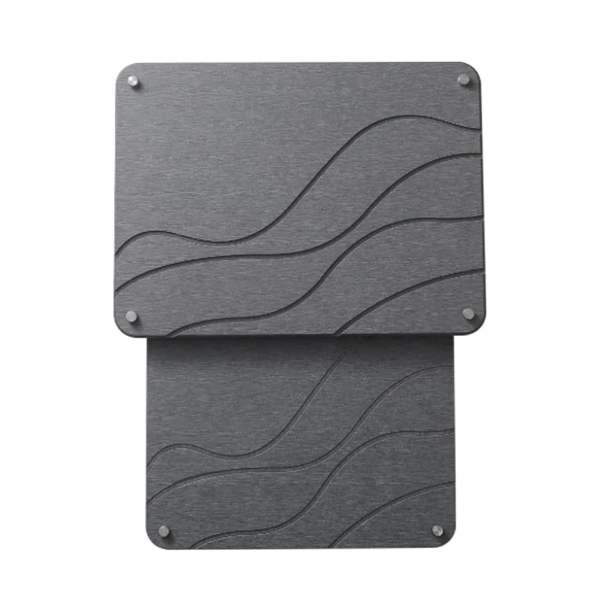 2 Alfombrillas de Secado de Piedra de Diatomita, Alfombrillas para Secar Platos, Súper Absorbentes, de Secado Rápido, Antideslizantes, Diseño Elevado, Alfombrilla para Secar Platos para