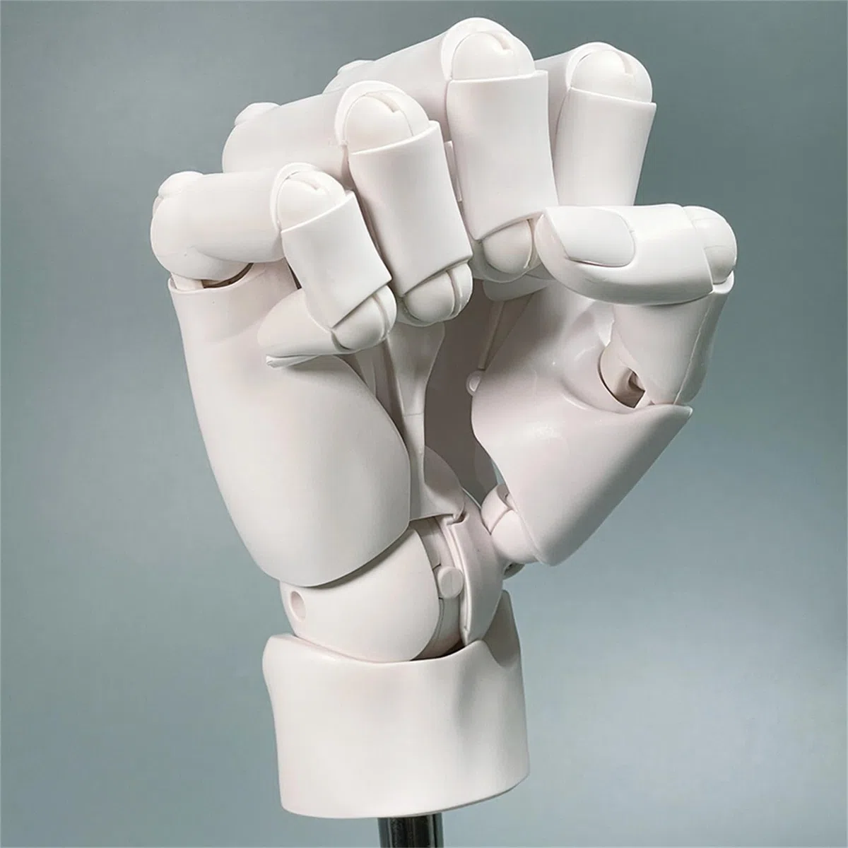 Zeetan Modelo Flexible De La Mano Derecha 1:1, Figuras De Mano del Maniquí De Artistas Móviles De Las Articulaciones para Mostrar Bocetos Y Pintar,Gris