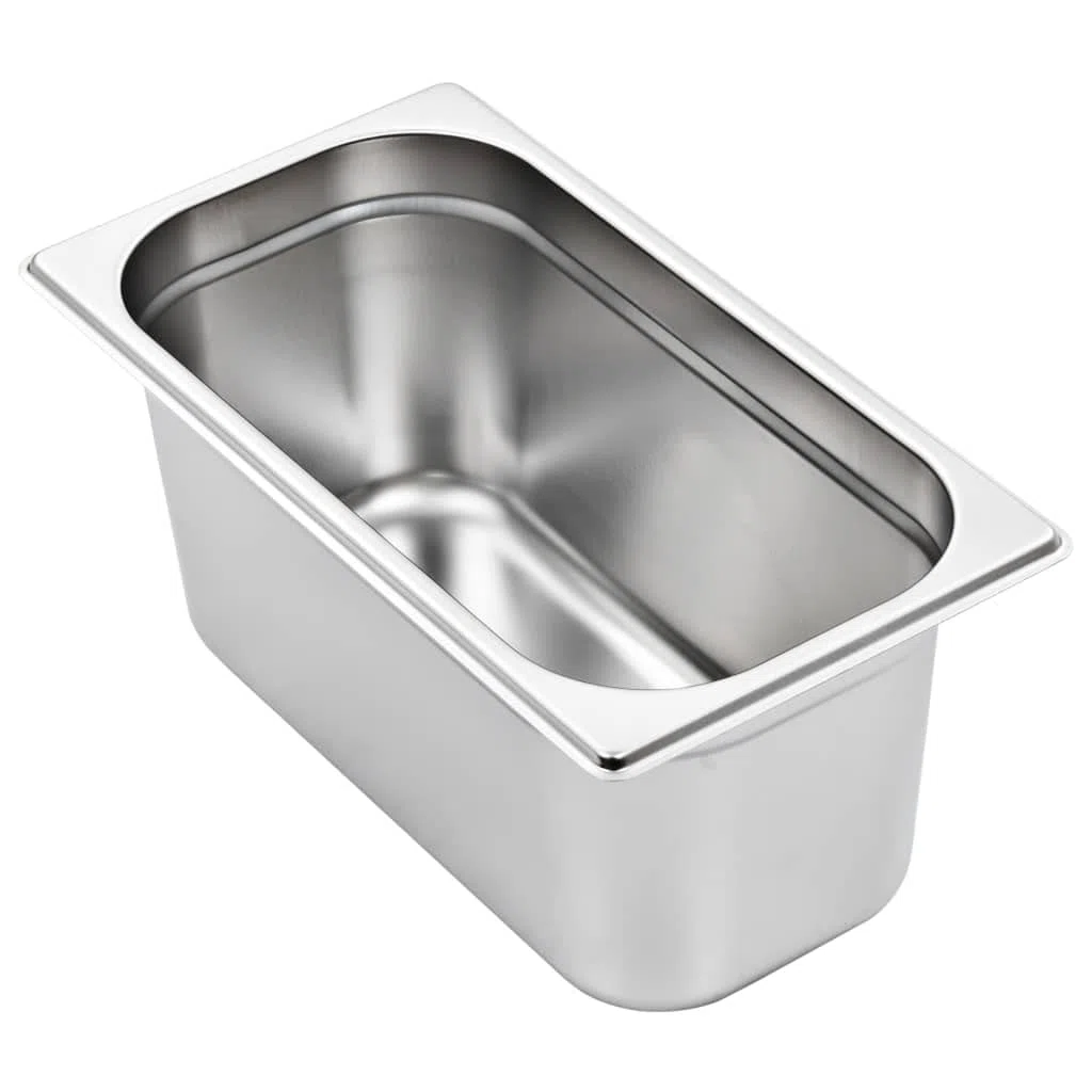 Accesorios para electrodomésticos de cocina Gastronorm contenedores 4 piezas GN 1/3 150 mm acero inoxidable hogar y jardín