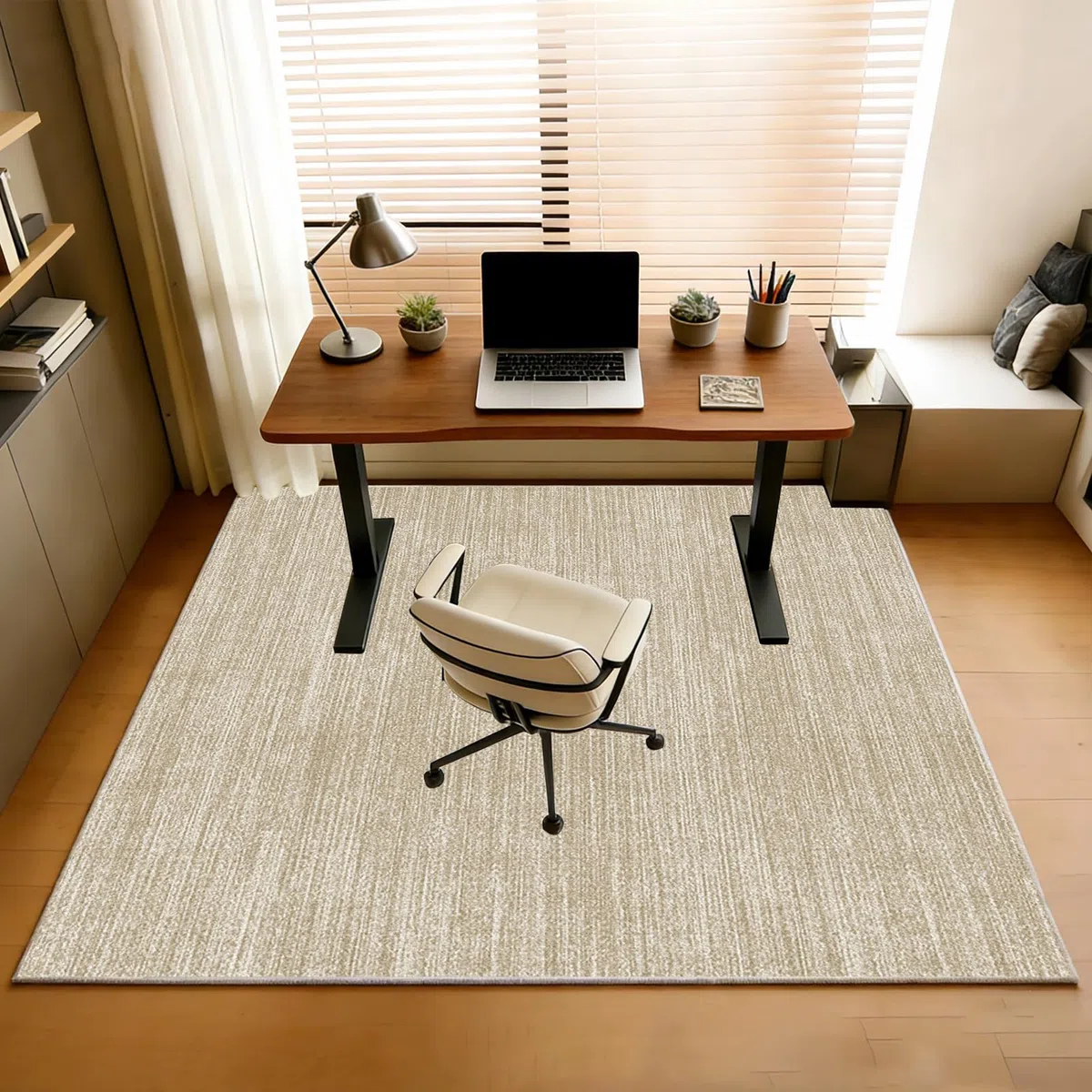 Alfombrilla para Silla de Oficina 100 x 120 cm, Alfombra Silla Oficina Gaming Protector Suelo Silla Ruedas Tapete Protector de Suelo antiarañazos Tapete de Protección de Madera/baldosas Suelos Duros