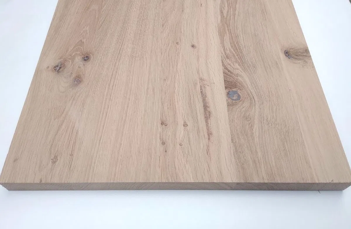 Generisch 1 tablero de mesa de roble salvaje macizo. Tablero de madera de fresno. Dimensiones especiales bajo pedido. Tabla de madera canteada (20 x 60 cm)