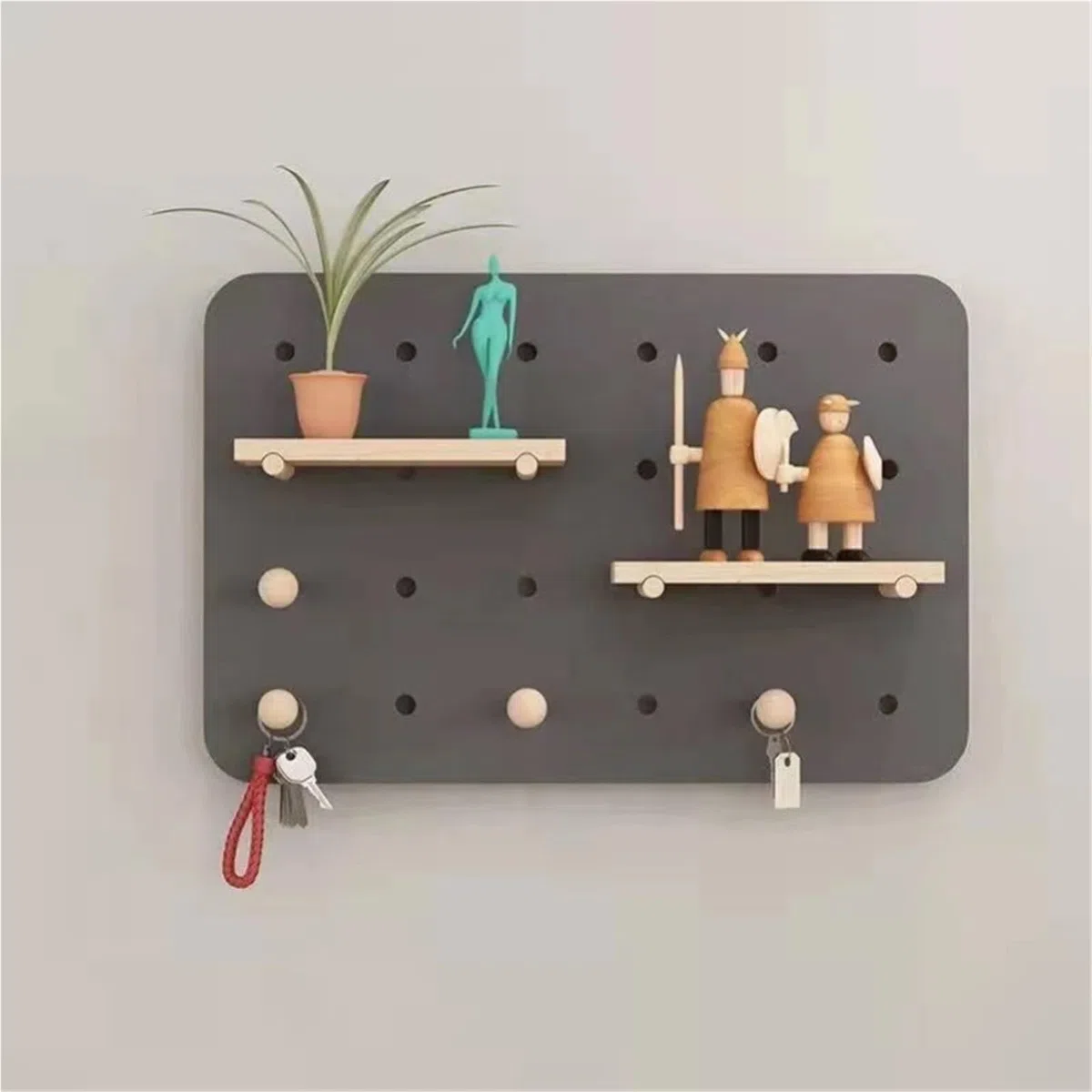 Cubierta de medidor, tableros Decorativos Modernos, Caja eléctrica, Tablero Oculto, tableros de Madera, Estante, Decoraciones de Pared for Sala de Estar(Style 2,45x30cm)