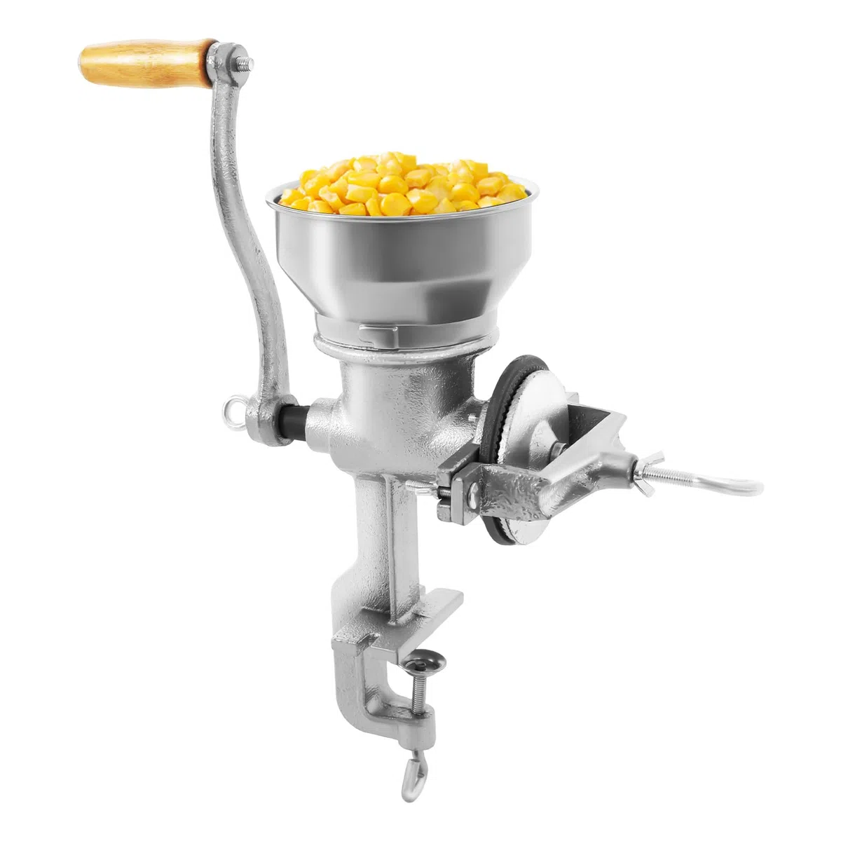 Molino manual para cereales, molinillo manual de hierro fundido, para nueces, café, cereales, semillas, especias