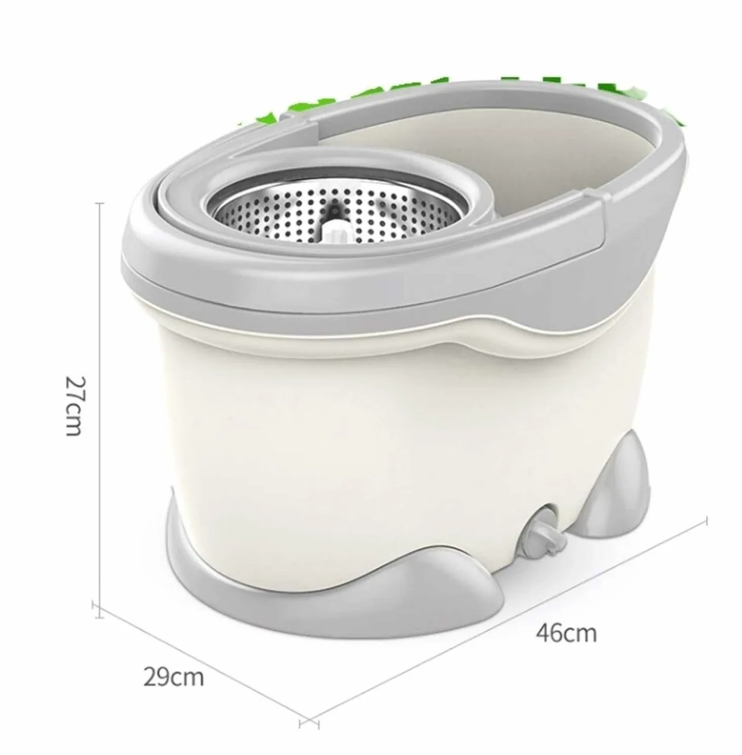 Fregona Mopa Fregona Giratoria con Balde Sistema De Limpieza De Pisos Fregona Giratoria para El Hogar Cocina Y Todas Las Superficies del Piso Mopas De Limpieza Suelos