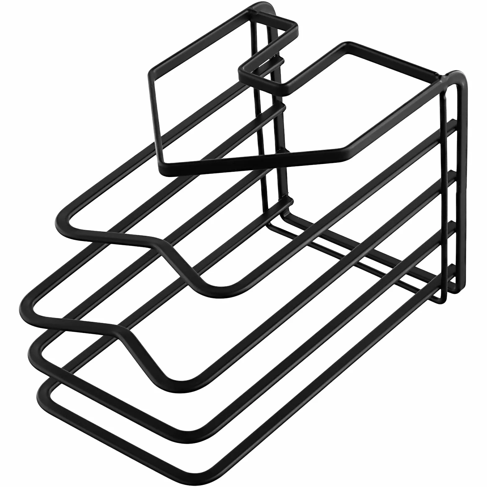 FUNSUEI 2 Unidades de Soporte para Tabla de Cortar, Soporte para Tapas de Ollas, Estante de Metal, Organizador de Bandejas para Cocina
