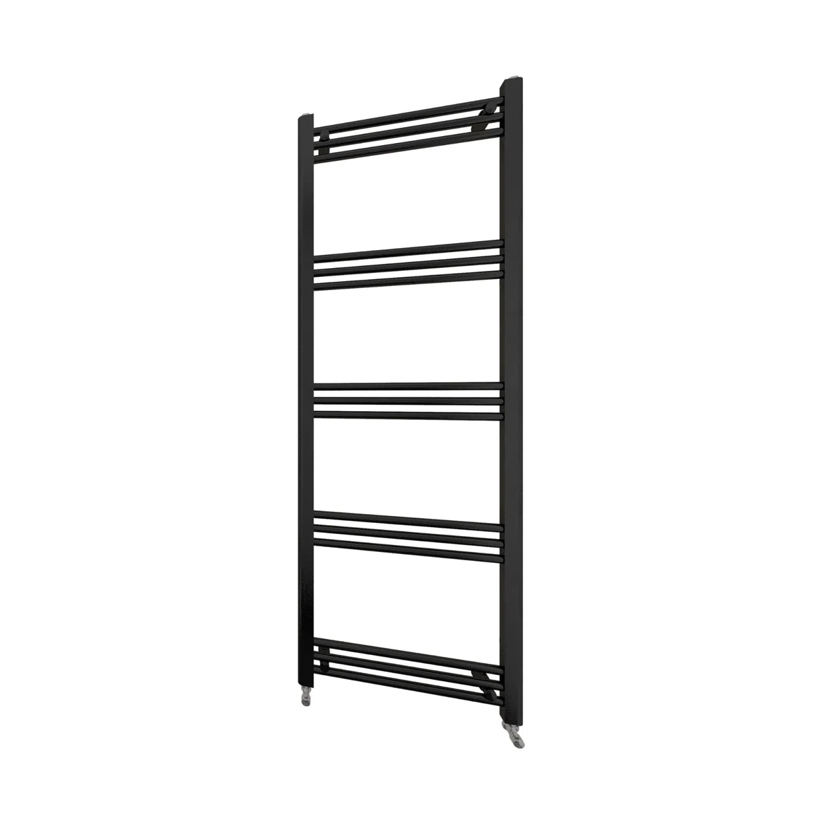 Aica Sanitarios Negro Radiador Toallero de Agua, Calentador de baño, Calienta Toallas Rápidamente (1650x500 mm)