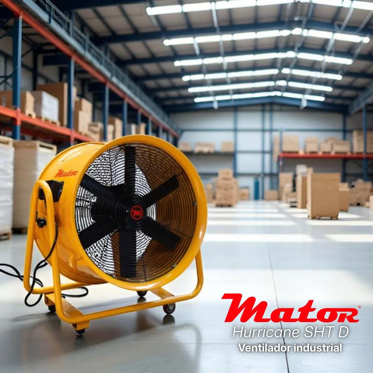 HURRICANE VENTILADOR INDUSTRIAL D.600 SHT-60-Ventilador industrial 2.200W, 17.400m3/h