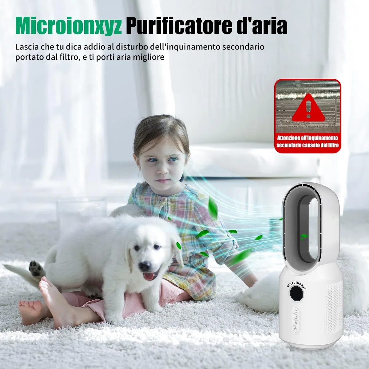 Anion Plasma 2 en 1 máquina purificadora de aire, sin consumo, purificación de grado médico, eliminar el humo, polen, olor,oficina, automotriz, viaje, Casa de mascotas