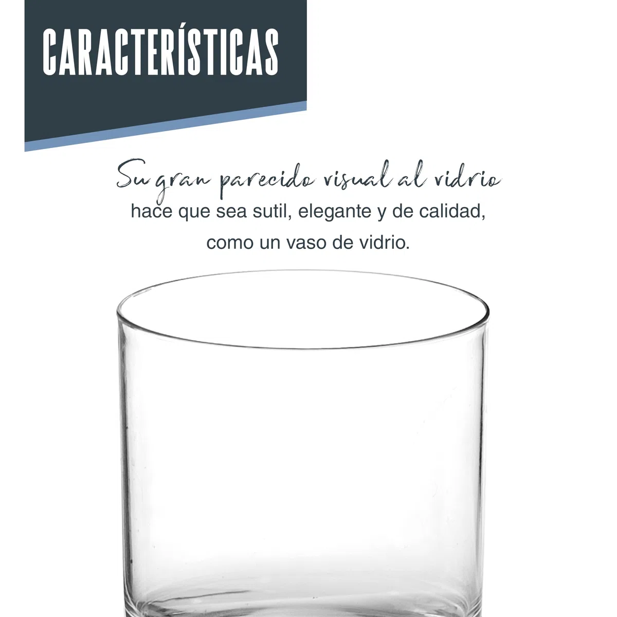 LACOR - 63141 - Set 6 vasos de Whisky, Tritán, Libre de BPA, 400 ml, Aptos para lavavajillas, Reutilizables, Versátiles
