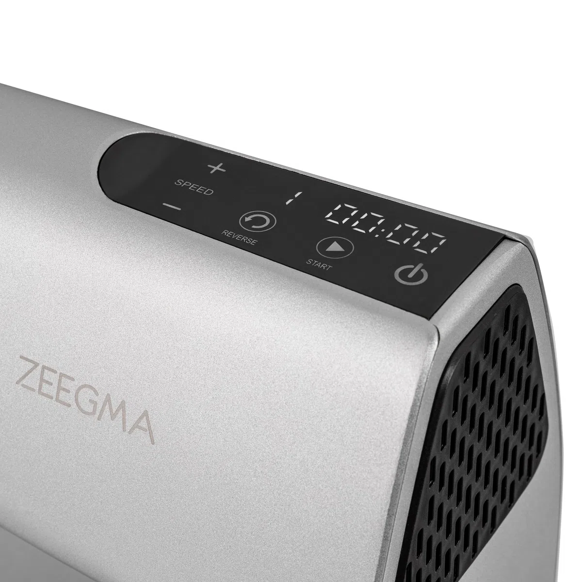 ZEEGMA MOLEN MASTER Máquina Eléctrica para Moler Carne, Potencia de 2500 W, 3 Discos de Acero Inoxidable, Accesorio para Embutidos, Rallador, Función Reversa, Pantalla Táctil