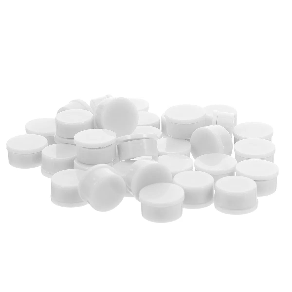 Angoily 100 mini bases giratorias: rodamientos giratorios para manualidades DIY, ideales para hacer pinzas para el pelo, molinillos de viento y joyas para muñecas. Rodamientos de bolas white para