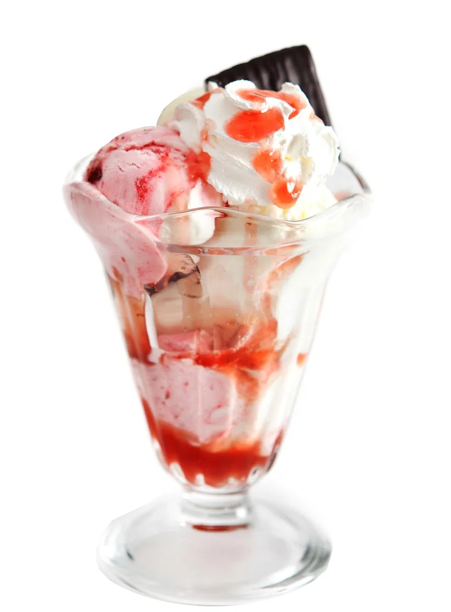 Topkapi 250.872 – Juego de 6 copas de helado Chicago para postre, copas de cóctel, helado Sundae, 23,5 cl, altura 13 cm