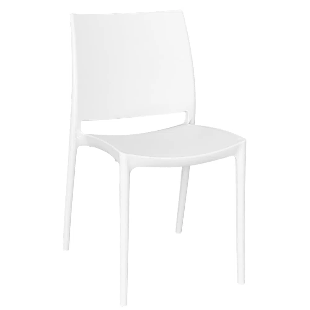 okAffareFatto di Zimbardi Costanza Silla altea de plástico color blanco modelo confort