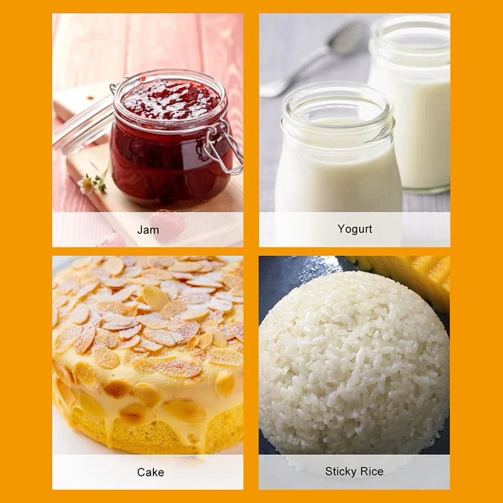 Panificadora de 1000 g, 19 programas, para panadería, 650 W, para la cocina en casa, caravana, camping, fiestas, restaurante