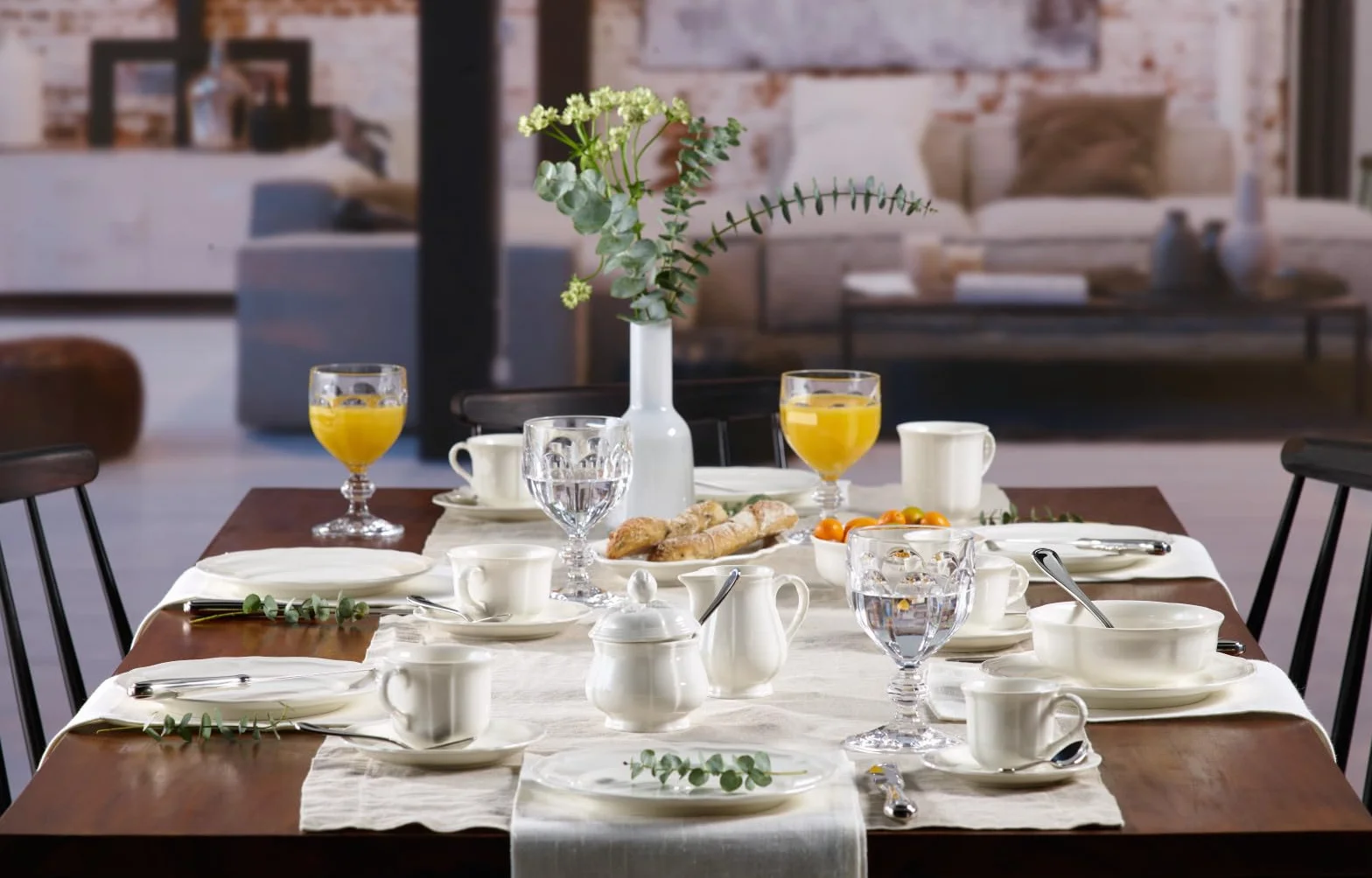 Villeroy & Boch Manoir Plato para desayuno o postres, 21 cm, Porcelana Premium, Blanco