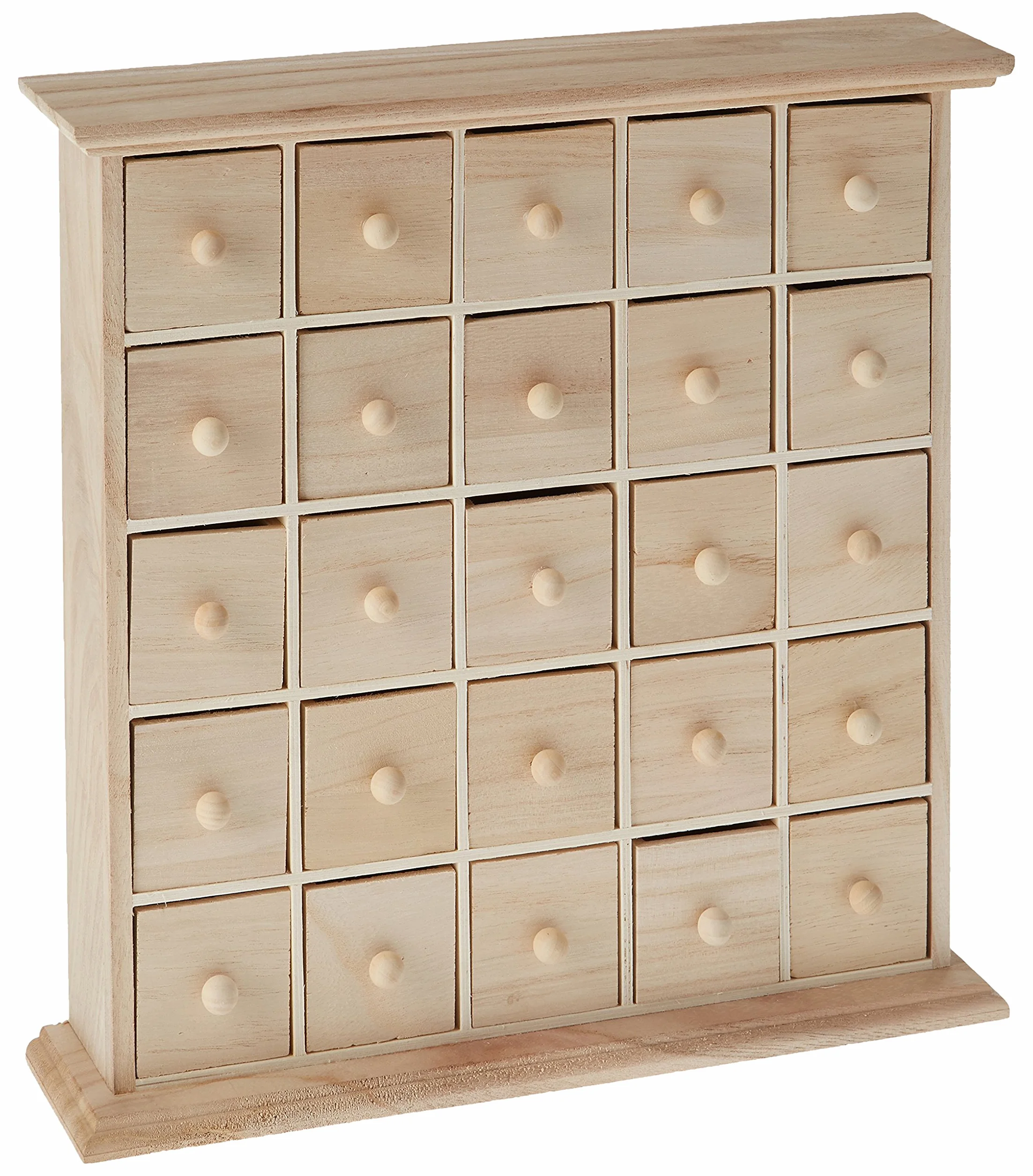 Artemio - Cómoda de Madera, 25 cajones, Color Beige