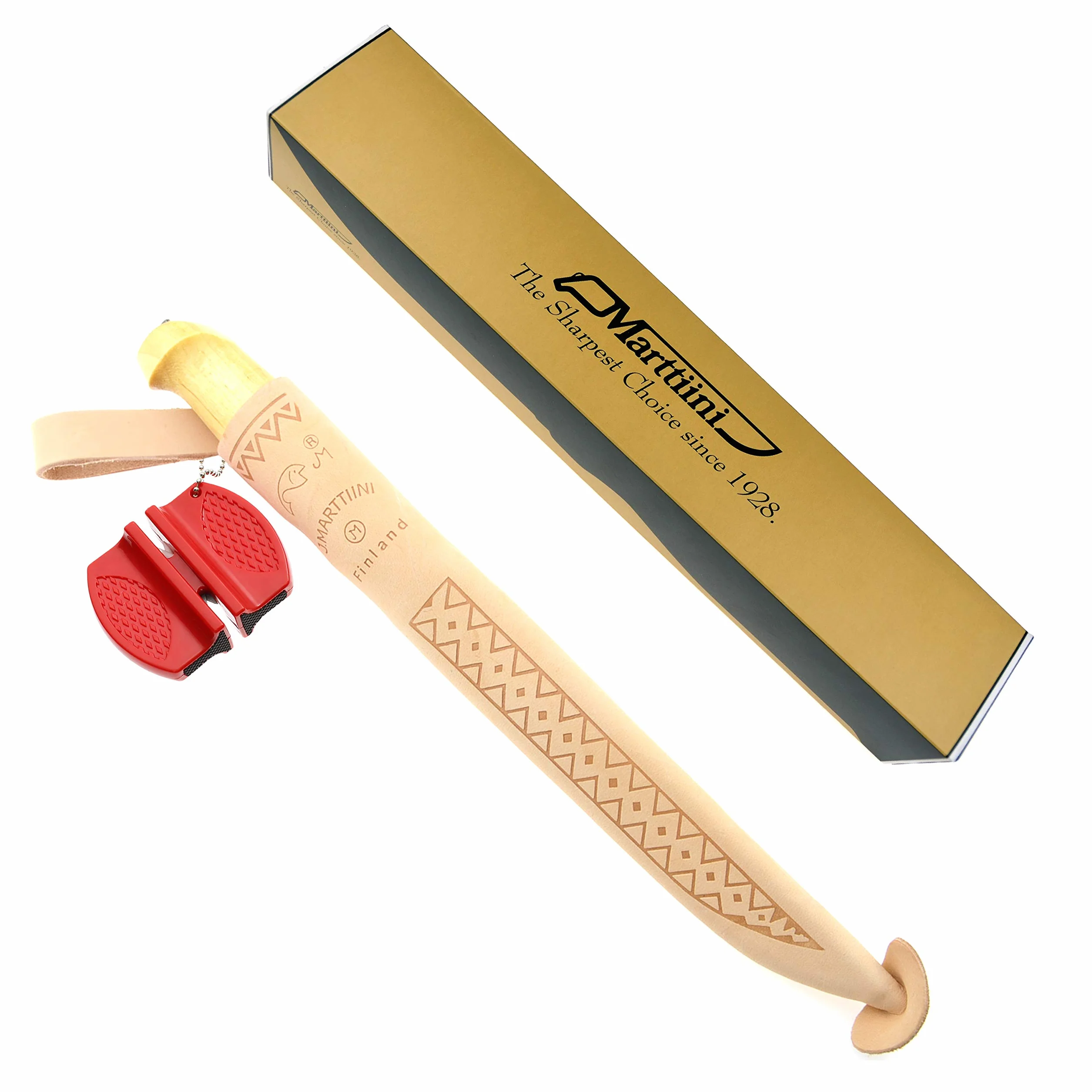 Marttiini Cuchillo fileteador clásico de 31 cm, hoja de 19 cm + afilador RTX y combo Sharpener